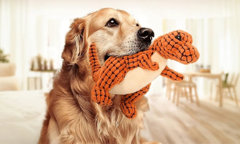 Kauspielzeug Für Große Hunde – Robust, Langlebig, Mit Quietscher | Für Aggressive Kauer, Zahnreinigung